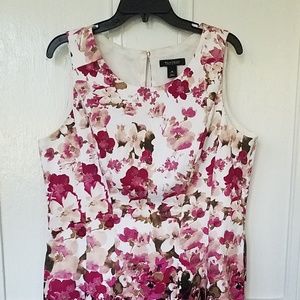 White House Black Market Womens Sleeveless Dress